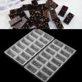 Dominoes Epoxy Resin Molds Game Silicone DIY Jewelry Making Accessories