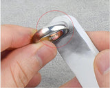 Silver Polishing Rod Oxidation Removal Double-Sided Strip Set of 10