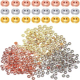 2100Pcs 6Mm CCB Charm Spacer Beads Wheel Bead Flat Round Loose Beads