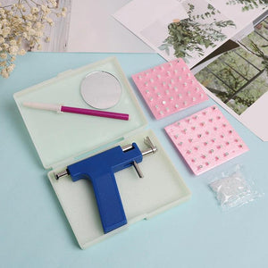Professional Ear Piercing Gun Stainless Steel Safety Earring Body Piercing Kit