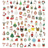100Pcs Christmas Pendant DIY Jewelry Making Accessory