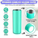 Silicone Bands for Sublimation Tumbler Blanks, Prevent Ghosting