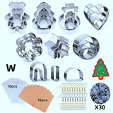 Polymer Clay Earring Cutter Set with Hooks