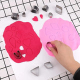 Polymer Clay Earring Cutter Set with Hooks