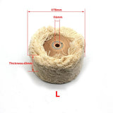 Wood Core Cotton Thread Jewelry Wheel Mirror Polishing Accessory