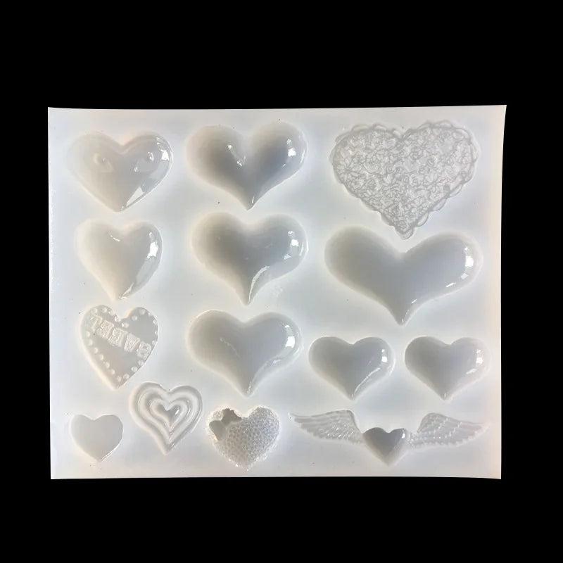 Love Angel DIY Silicone Mold Dried Flower Specimen for Jewelry Making