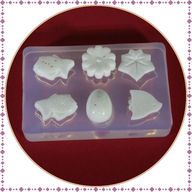Fish Flower Silicone Mold DIY Resin Jewelry Pendant Necklace Pendant Lanugo Mold