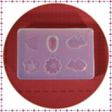 Fish Flower Silicone Mold DIY Resin Jewelry Pendant Necklace Pendant Lanugo Mold
