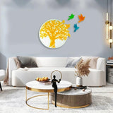 HXBA Tree-of-Life & Bird Resin Molds Wall Art Pendant Silicone Mold Epoxy Cast