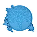 HXBA Tree-of-Life & Bird Resin Molds Wall Art Pendant Silicone Mold Epoxy Cast