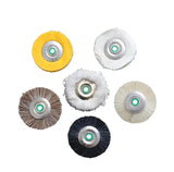 10pcs 48mm Iron Hub Jewelry Polishing Brush Buffing Wheel Jeweler Tools