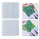 2Pcs Rectangle Bookmark Tools Resin Accessories DIY Casting Ruler