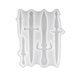 Crystal Dagger Decoration Mold Sword Cutter Silicone Mould DIY Resin