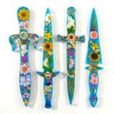 Crystal Dagger Decoration Mold Sword Cutter Silicone Mould DIY Resin