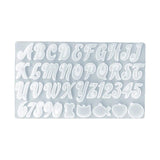 Alphabet Keychain Resin Molds with Hole for Jewelry Making