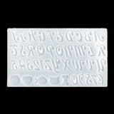 Alphabet Keychain Resin Molds with Hole for Jewelry Making