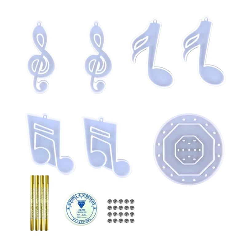 Wind Chimes Epoxy Molds Pendant Mould Wall Hanging Decor Handcraft