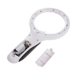 10X Large Magnifying Glass with LED Light for Coins Stamps Jewelry
