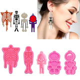 Skull Silicone Molds for DIY Jewelry Pendant Making
