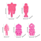 Skull Silicone Molds for DIY Jewelry Pendant Making