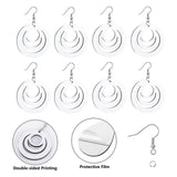 30Pcs Sublimation Earrings Heat Transfer Wire Hook For DIY Jewelry Making Craft