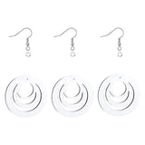 30Pcs Sublimation Earrings Heat Transfer Wire Hook For DIY Jewelry Making Craft