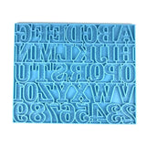 Resin Keychain Earrings Molds DIY Alphabet Number Casting Mold