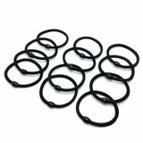 100 Elastic Leather Hair Bands for Accessories