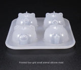 4 Grid Chicken & Pig Silicone Mold Epoxy Resin Crafts