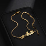 Name Bracelets Stainless Steel For Baby Women Jewelry