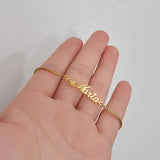Name Bracelets Stainless Steel For Baby Women Jewelry
