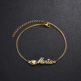 Name Bracelets Stainless Steel For Baby Women Jewelry