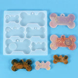Bone Shape Silicone Mold Epoxy Resin for Pet Pendant Jewelry