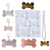 Bone Shape Silicone Mold Epoxy Resin for Pet Pendant Jewelry