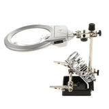 LED Magnifying Soldering Iron Stand Magnifier