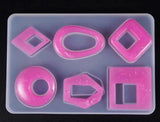 6 Pendant Silicone Mold Resin Epoxy Resin Molds