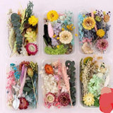 Colorful Dried Flower Plant Aromatherapy Candle Resin DIY Jewelry Craft