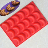 2 Pack Moon Ice Cube Tray Silicone Crescent Moon Mold