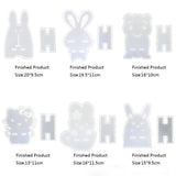 DIY Mobile Phone Holder Epoxy Resin Mold Rabbit Bear Mirror Silicone Mold