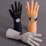 Male Hand Model Props Vinyl Hollow Matte Hard Men's Watch Ring