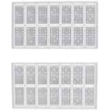 Domino Silicone Mold for Jewelry Making Epoxy Resin Craft
