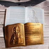 Crystal Epoxy Mold Bible Book Buddhist Sutra Heart Sutra DIY Supplies