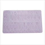 Silicone Flower Resin Decorative Craft DIY Key Pendant Mold