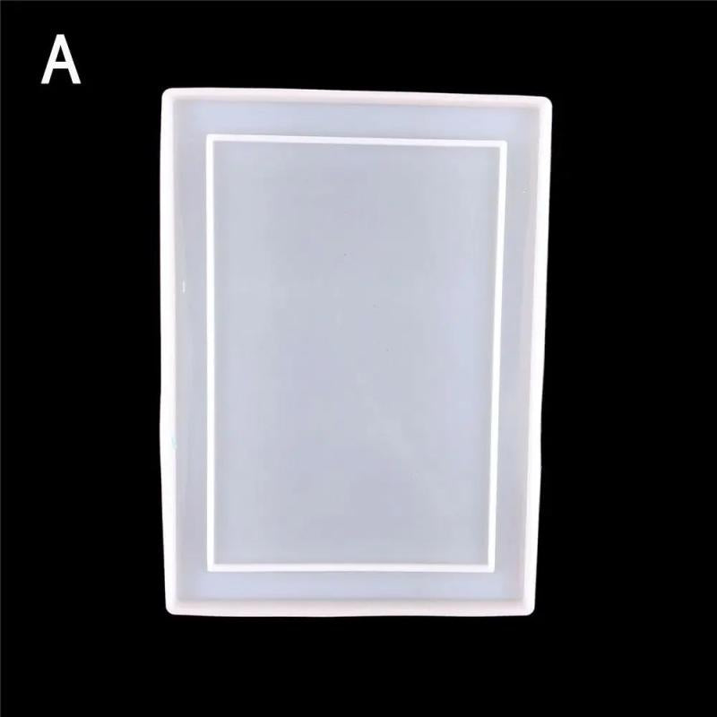 Epoxy Square Round Resin Pendant Mould Frame Stand Mould