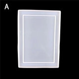 Epoxy Square Round Resin Pendant Mould Frame Stand Mould
