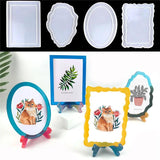 Epoxy Square Round Resin Pendant Mould Frame Stand Mould
