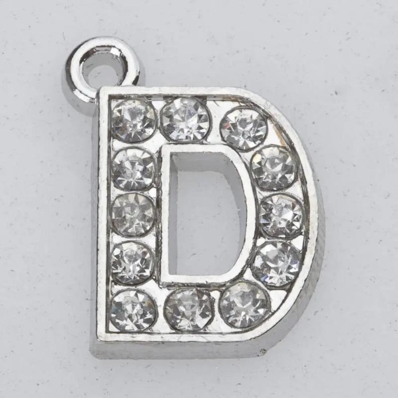 Letter Pendant Necklace 1.5 cm