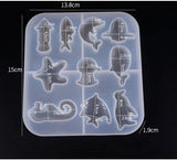 Sea Shell Silicone Jewelry Tools DIY Accessories UV Resin Epoxy Molds
