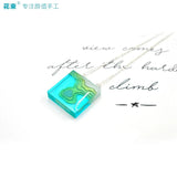 Island Beach Keychain Pendant Epoxy Resin Mold Silicone Jewelry Making Kit