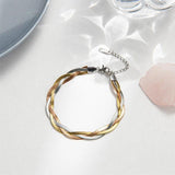 Bohemia Snake Chain Necklace Set for Women Stainless Steel Waterproof Jewelry